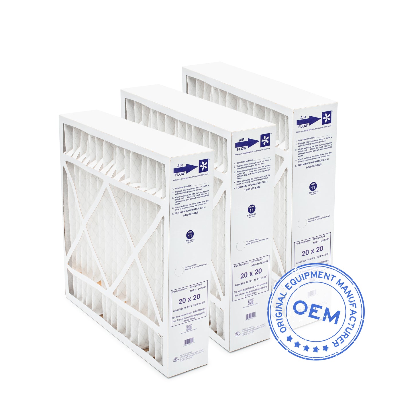 MFH-2020-4 (20 x 20 x 4) – Value Pack of 3